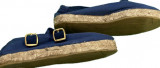 Sandale albastre, talpa pluta , marimea 36