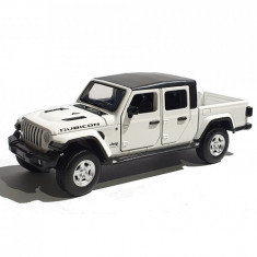 Macheta auto Jeep Gladiator alb, lumini, sunet, 1:32 Tayumo