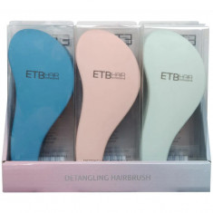 Display cu 9 Perii Profesionale Colorate pentru Descalcire ETB Hair