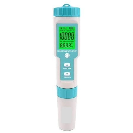 Tester de calitate a apei 7in1 (PH TDS EC ORP S.G Salinitate Temperatura)