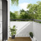Paravan de balcon, alb, 90x1000 cm, 100% poliester oxford GartenMobel Dekor