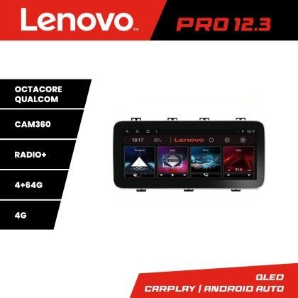 Navigatie Toyota Auris 2013-2017 Lenovo PRO 4+64 12.3 inch qled android 4G DSP gps internet Kit-auris15+kit-toyota-universal CarStore Technology
