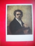 HOPCT 23649 AUTOPORTRET -A G VENETIANOV 1780-1847 -- RUSIA --MUZEE - CP PICTURA --NECIRCULATAMUNTII