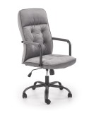 Scaun de birou Colin, ergonomic, inaltime reglabila 102-110 cm, metal si tapiterie textila, functie blocare, gri