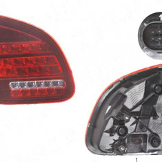 Stop spate lampa Porsche Cayenne (92a), 04.2010-12.2014, spate, Stanga, partea interioara; LED; fumuriu, DEPO