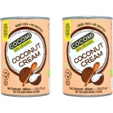 Pachet Crema de Cocos Ecologica/Bio 400ml + 400ml