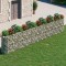 vidaXL Strat &icirc;nălțat gabion, 540x50x100 cm, fier galvanizat 152038