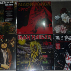 viniluri rock,punk,metal,synth-pop,noi sigilate 180 grame,vinil lista in descrie