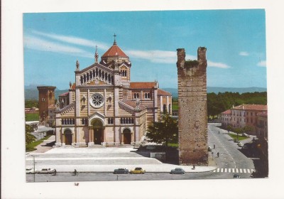 IT1- Carte Postala - ITALIA - Lonigo, Il Duomo, Necirculata foto
