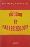 Dictionar de parapsihologie - Ioan Mamulas, Corin Bianu