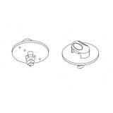 Sistem de fixare covorase VW (oval - surub) Bej