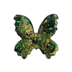 Jucărie antistres Fluture XL, multicoloră, 10 cm, moale și cauciucată