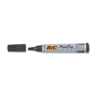 Marker permanent Bic 2300 negru foto