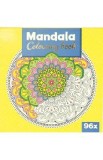Mandala de colorat. Galben