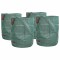 vidaXL Saci pentru deșeuri din grădină 4 pcs Verde 66 x 66 x 83.5 cm 42008103