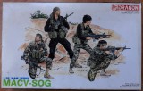 Kit MACV-SOG Firma DRAGON Cod 3306 Scara 1/35 Număr piese 77 DIORAMA MACHETA FIGURINE ASAMBLARE HOBBY VIETNAM SOLDAȚI GERMANI AMERICANI RUȘI