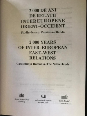 2000 de ani de relatii intereuropene Orient-Occident foto