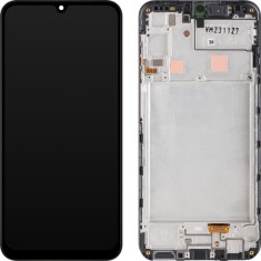 Display cu Touchscreen Samsung Galaxy A24 4G A245, cu Rama, Negru, Service Pack GH82-31240A foto