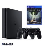 Consola Sony Playstation 4 Slim Ps4 1tb + Doua Controllere + Dragon Age: Inquisition PlayStation 4, Second-Hand