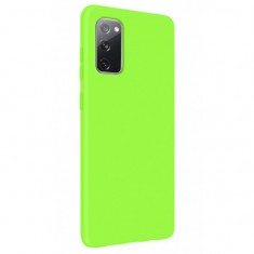 Husa Liquid soft touch compatibila cu Samsung Galaxy S20 FE, Green Neon, ALC