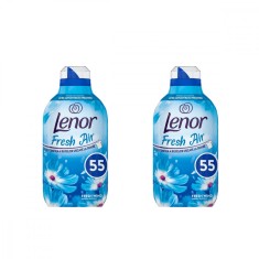 Set 2 x Balsam de rufe Lenor Fresh Air Fresh Wind, 770 ml, 55 spalari foto