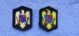STEMA ROMANIEI INSEMN MILITAR PENTRU ,CAPELA . NEFOLOSITE . 2 BUCATI