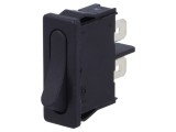 Comutator Rocker SPST OFF-ON 6A 250V Negru IP40
