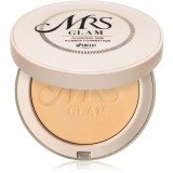 BPerfect Mrs Glam Glorious Skin pudra compacta pentru un aspect mat culoare 04 Medium Gold 70 g