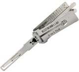 Decodor auto Lishi HU100R HU127 2 in 1 pick pentru chei BMW F Series, lama HU100R 8 cut, contact usa portbagaj, Twin Lifter