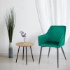 Scaun tapitat, velur Verde APIS