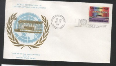 UN New York 1967 Expo 67 Mi.182 FDC UN.112 foto