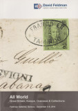 Catalog David Feldman - Stamp Auction All World - decembrie 2014, Alta editura
