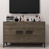 Comoda TV Ctn - Walnut, Nuc, 75x30x120 cm