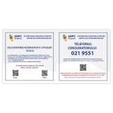 Plăcuță obligatorie ANPC Botoșani - Telefonul Consumatorului și S.A.L.