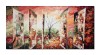 Tablou inspirational pictat manual, Treptele vietii, 140x70cm ulei pe panza in cutit efect 3D, gata de agatat pe perete