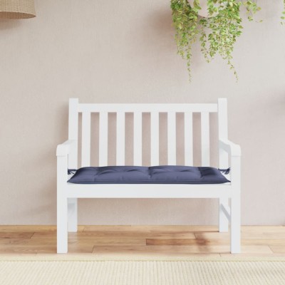 vidaXL Pernă bancă de grădină, bleumarin, 100x50x7cm, textil oxford foto