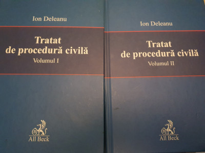 Tratat de procedura civila. Ion Deleanu foto