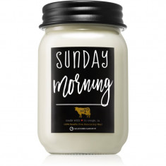 Milkhouse Candle Co. Farmhouse Sunday Morning lumânare parfumată Mason Jar 369 g