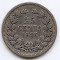 Olanda 25 Cents 1848 - Willem II, Argint 3.575g/640, 19.3 mm KM-76