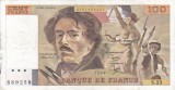 FRANTA 100 francs 1980 VF!!!