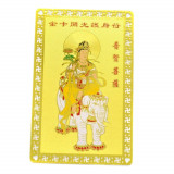 Card feng shui din metal - samantabhadra pe elefant, Stonemania Bijou
