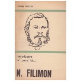 Aurel Martin - Introducere in opera lui&hellip; N. Filimon - 129062