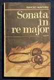 Sonata in re major - Francisc Munteanu Contine dedicatie, data si semnatura autorului