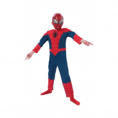 Costum pentru baieti Spiderman Deluxe, varsta 5-6 ani, marime M foto