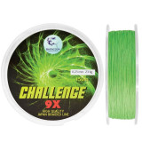 Fir textil multifilar Baracuda Challenge 9X 150 m, verde fluo