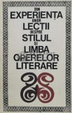 Din experienta unor lectii despre stilul si limba operelor literare - 1967 - Florian Creteanu (L84), Didactica si Pedagogica