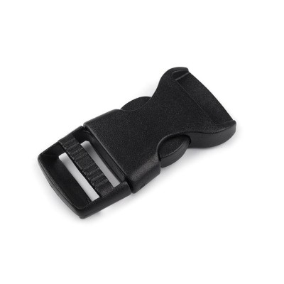 Catarama trident din plastic pentru textile, latime 15 mm, dimensiuni 19 x 39 mm Negru foto