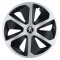 Set 4 capace roti Roco Gri-Negru R17 pentru gama auto Peugeot