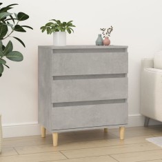 vidaXL Servantă, gri beton, 60x35x70 cm, lemn prelucrat