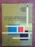 Calculul rezervelor de substante minerale utile solide- M. Murgu, M. Socolescu